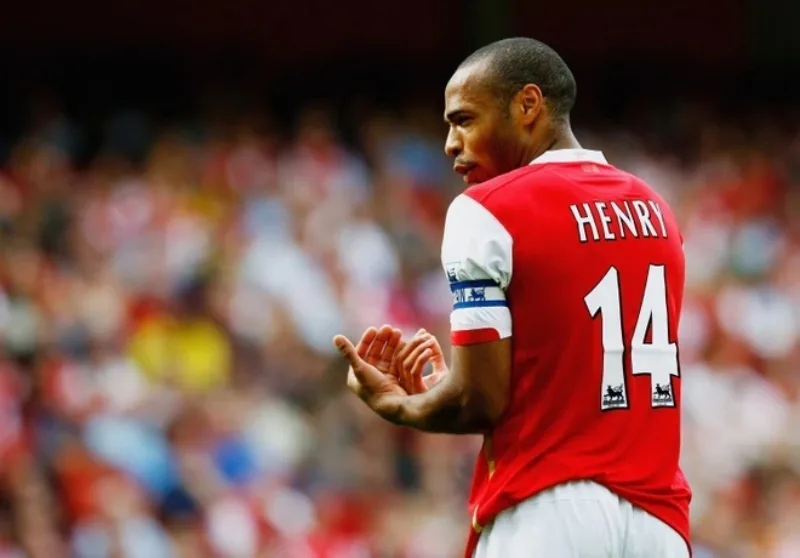 Trong sự nghiệp, Henry nổi tiếng nhất với áo số 14 tại Arsenal, Barcelona và New York Red Bulls, nhưng cũng từng mặc áo số 12 ở đội tuyển Pháp và lần trở lại Arsenal.