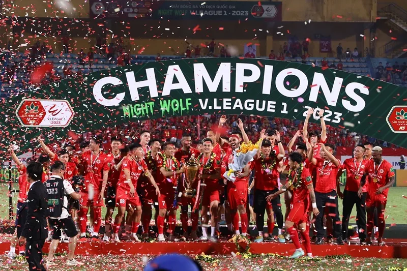 CLB Công an Hà Nội đăng quang ngôi vương V-League 2025/2026 sớm trước 3 vòng đấu đầy thuyết phục.