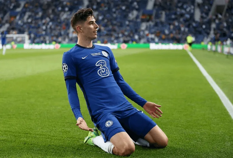 Khoảnh khắc Kai Havertz ghi bàn thắng vàng giúp Chelsea vô địch Champions League lần thứ hai.