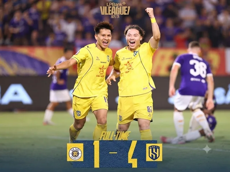 SLNA khởi đầu V.League 2026/27 với những kết quả đầy tích cực